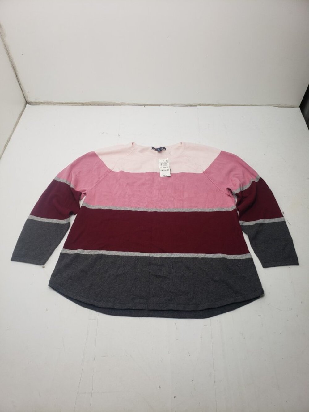 Karen Scott Curved Hem Blush Combo XLarge 100% Cotton New With Tags WPL8046